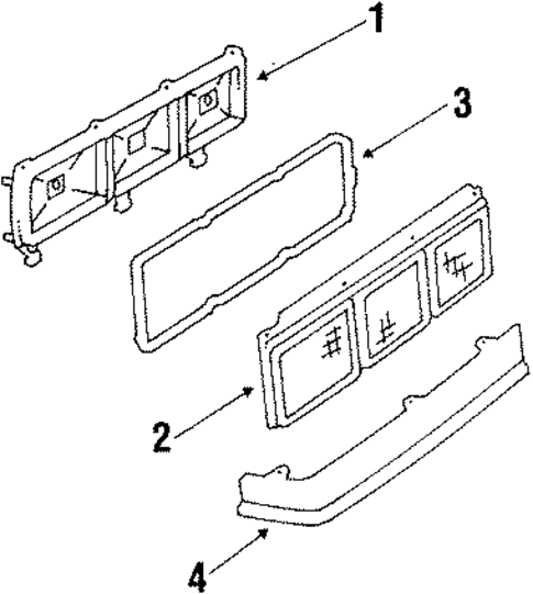 Combination Lamps for 1985 Pontiac T1000 #0