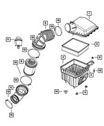 53032648AF - Fuel: Air Cleaner Cover for Mopar Image image
