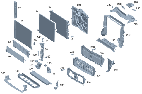 Cooler, Mount and Cover for 2026 Mercedes-Benz E53 AMG #0