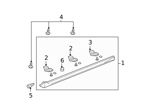 Exterior Moldings for 2008 Honda Fit #0
