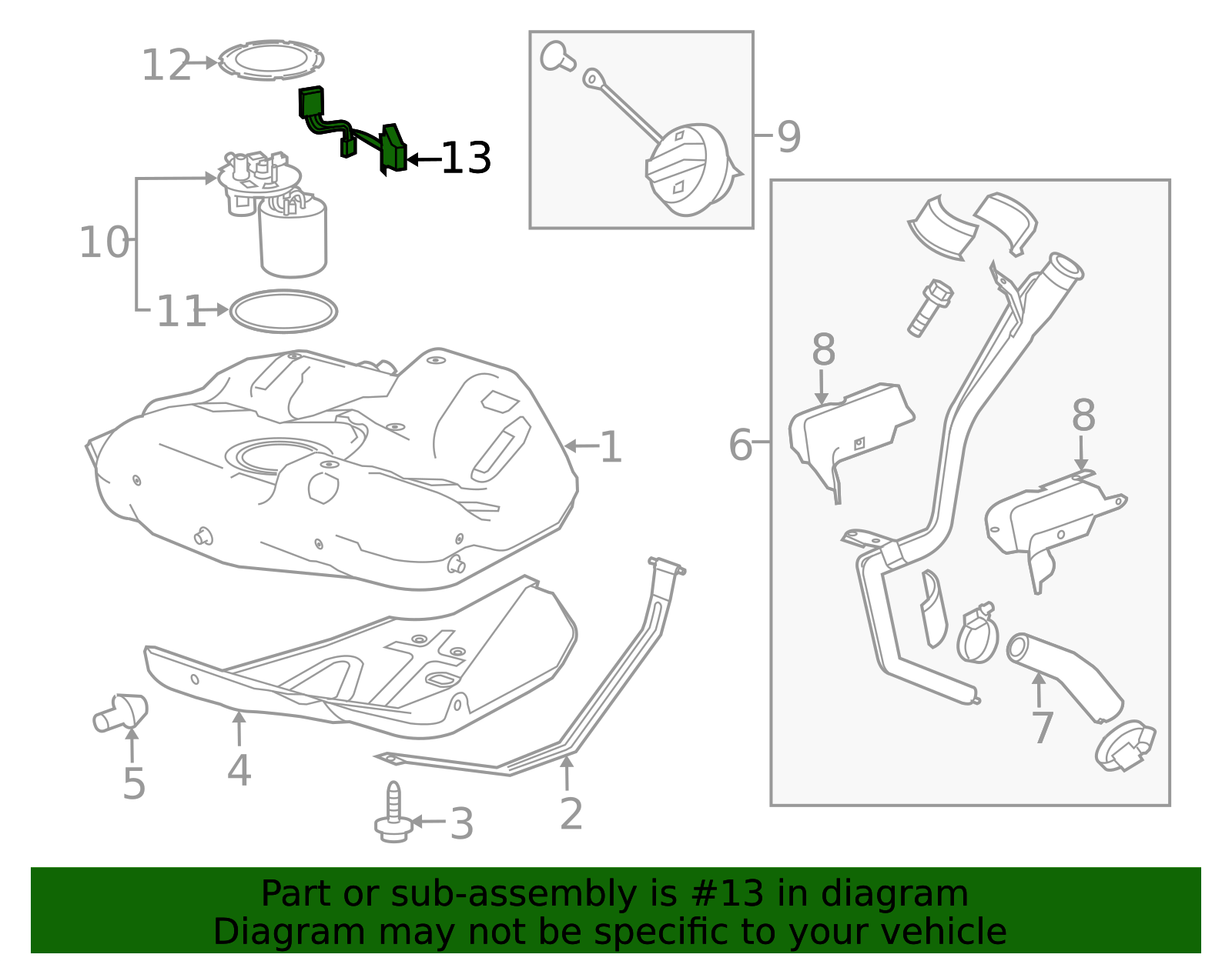 2011-2019 GM Sensor Kit 85639594 GM | GMPartsDirect.com