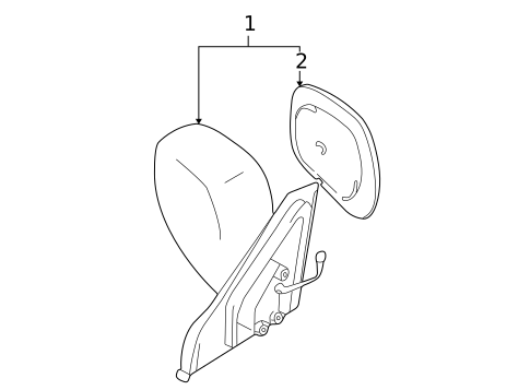 Outside Mirrors for 2003 Suzuki Grand Vitara #0
