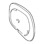 8472066D10 - Body: Mirror Glass for Suzuki Image