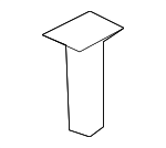 1CS89XDVAC - Body: Door Glass Grommet for Jeep: Wrangler Image