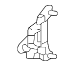 6556547020 - Body: Quarter Panel Mount Bracket for Toyota: Prius, Prius AWD-e, Prius Prime Image