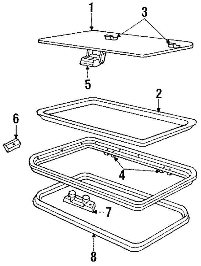 4186489 - Body: Glass for Mopar Image