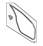 KMV659760 - Body: Surround Weather-strip for Mazda: CX-70, CX-90 Image