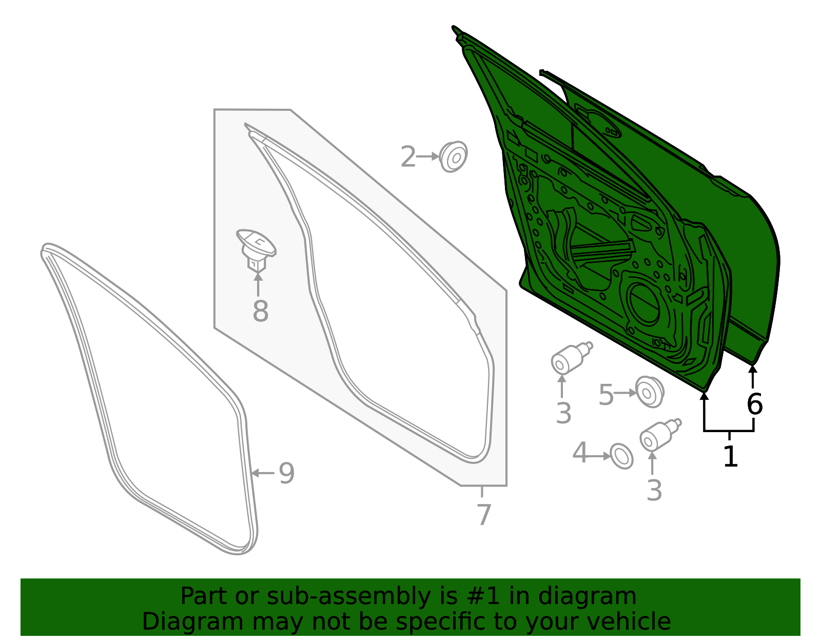KMY0-59-02XC - Body(L) Front Door - 2024-2025 Mazda | Mazda Swag