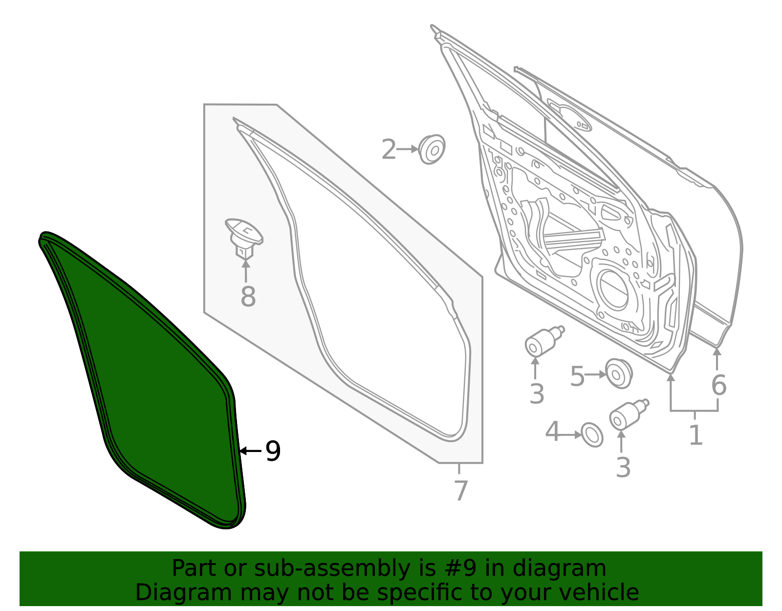 KMV6-68-911 - Weather-Strip On Body - 2024-2025 Mazda | mazdaswag.com