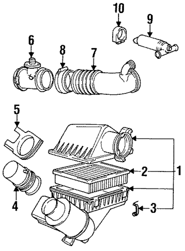 13711736630 - Engine: Inlet Duct for BMW Image