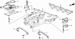 16105PG6000 - Engine: O-RING, CARBURETOR INSULATOR for Honda Image