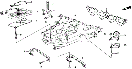 Intake Manifold for 1988 Honda Accord #0