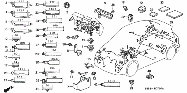 Harness Band - Bracket for 2005 Honda Civic #0