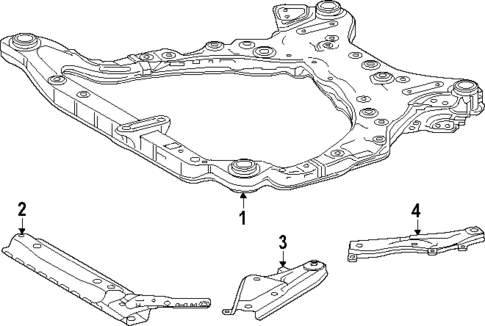 Suspension Mounting for 2025 Toyota Crown #1