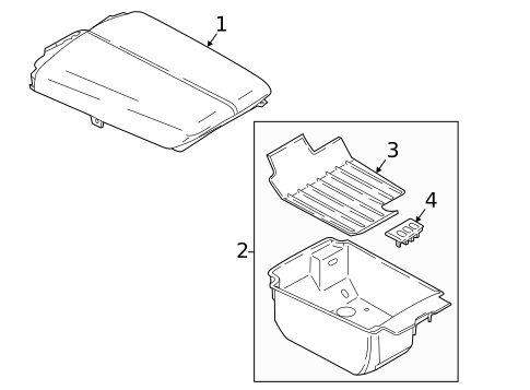 Center Console for 2020 BMW 740i #1