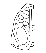 8148152380 - : Fog Lamp Bezel for Toyota: Yaris Image