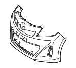 5211952976 - : Cover Front Bumper L C for Toyota Image