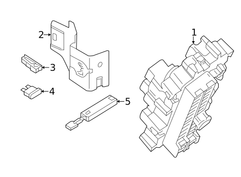 Fuse & Relay for 2019 Nissan Sentra #1