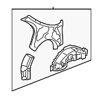 64300S5DA00ZZ - : Inner Panel for Honda: Civic Image