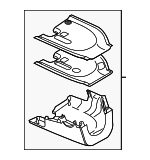 DF7160230E02 - : 2011-2014 Mazda 2 - Lower Shroud for Mazda: 2 Image