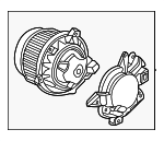 79309TG7A61 - : 2017-2021 Honda Motor Sub-Assembly Rear Blower for Honda: Pilot, Ridgeline Image