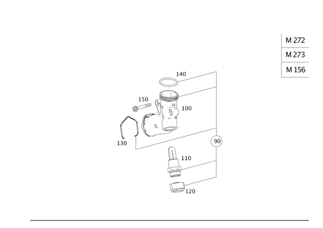 2722000196 - Radiator: Preheater for Mercedes-Benz Image image