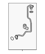 4E145140AS - Engine: Oil Feed Tube for Volkswagen Image