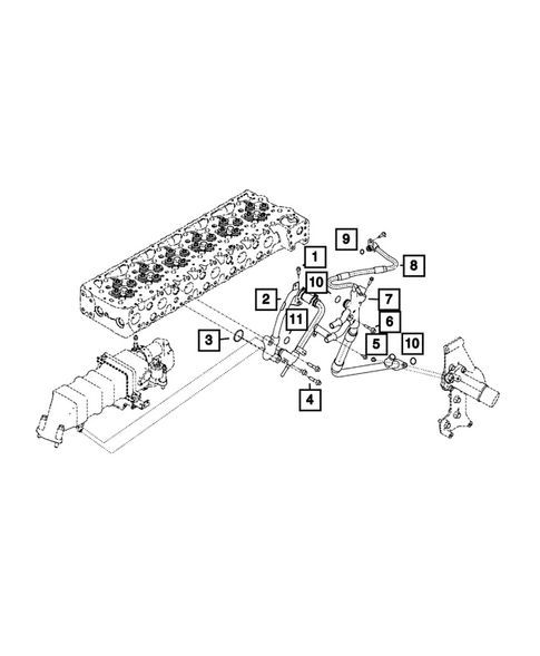EGR Cooling System for 2025 Ram 2500 #0