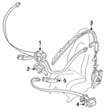 EA0157920B00 - Electrical: Retractor for Mazda: MX-3 Image