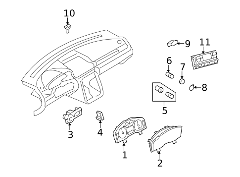 Sensors for 2005 Ford Freestyle #0