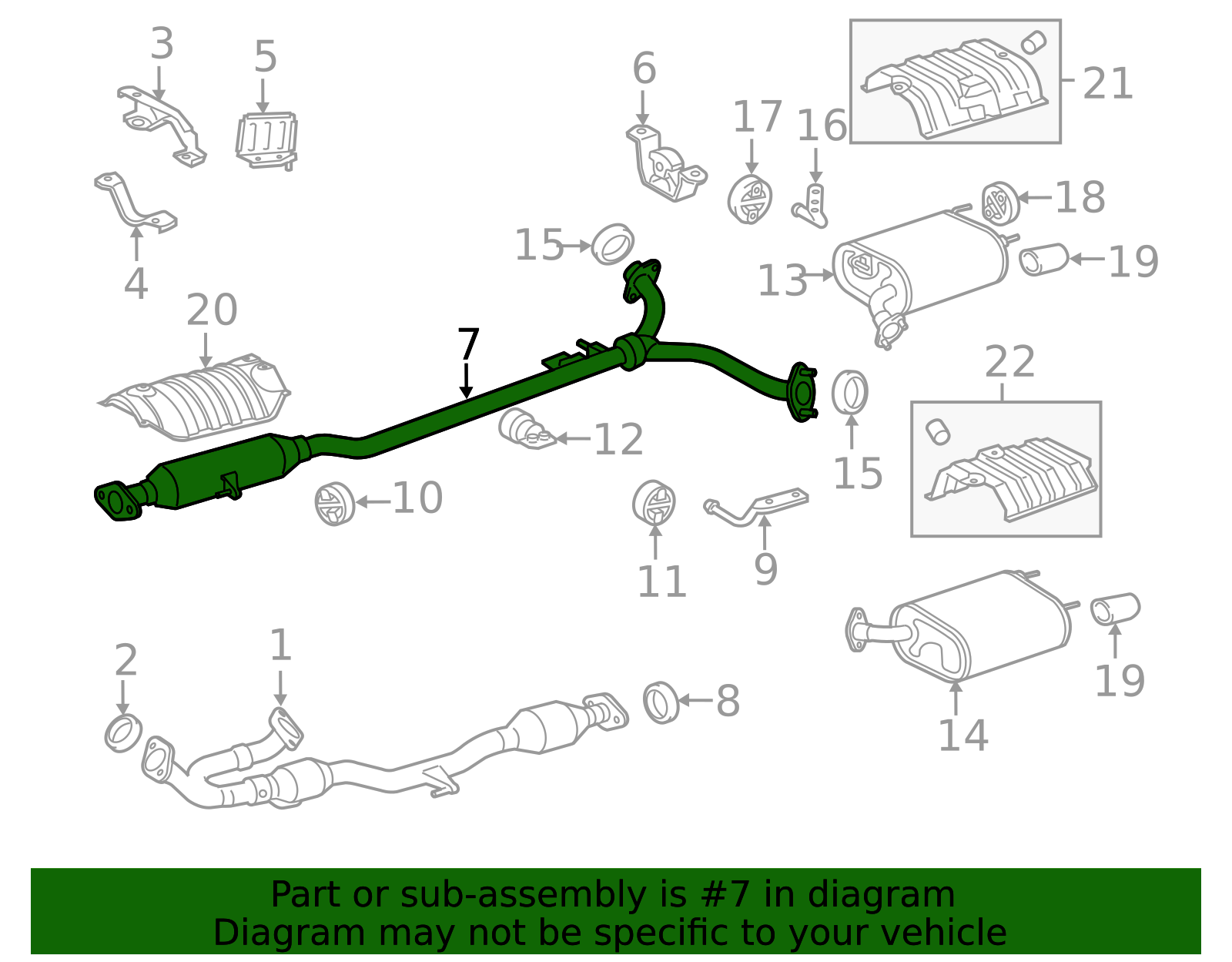 17420-0P160 - High-Quality Exhaust Intermediate Pipe for 2013-2018 ...