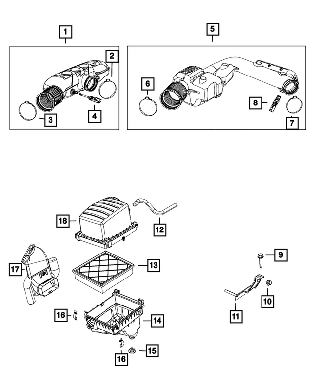 6105177AA - Fuel and Accelerator Pedal: Hose Clamp for Mopar Image