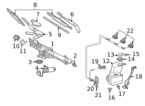 Wipers for 2006 Mercedes-Benz S600 #0