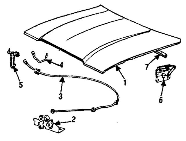 4172527 - Body: Release Cable for Mopar Image