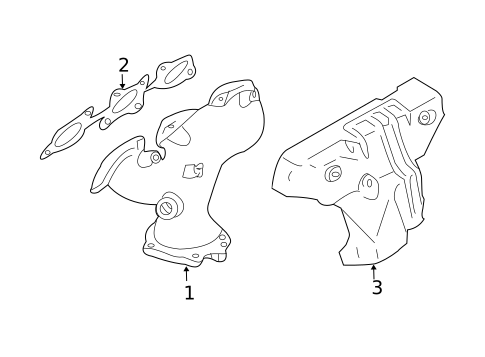 Exhaust Manifold for 2011 Nissan Maxima #0
