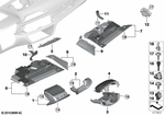 51459367851 - Vehicle Trim: Folding Box, Driver Side for BMW: 740eX, 740i, 740iX, 745eX, 750i, 750iX, BMW ALPINA B7 Image image