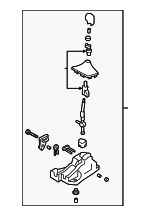 437002V300YNG - : Shifter Assembly for Hyundai: Veloster Image