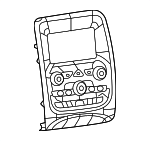 68465685AD - Body: HVAC Temperature Control Panel for Dodge: Durango Image