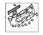 4KE867973B4PK - Body: Lower Trim Panel for Audi Image