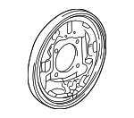 43110S5A013 - Brakes: Backing Plate for Honda: Civic Image