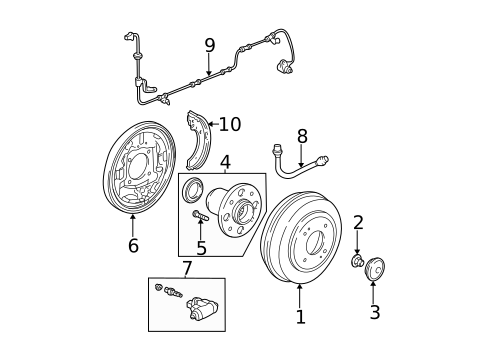 Anti-Lock Brakes for 2005 Honda Civic #1