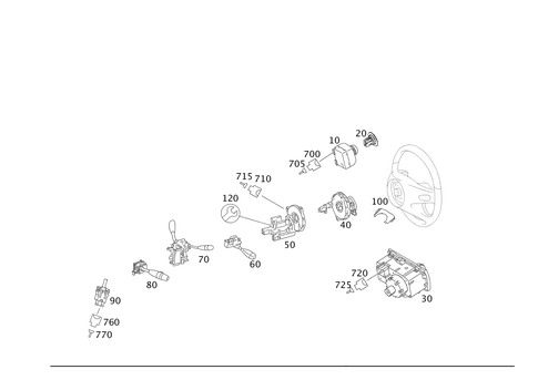 Switch for 2006 Mercedes-Benz R500 #0