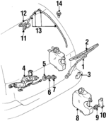 F4CZ17526AA - Body: Wiper Arm for Ford Image