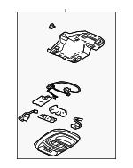 15229233 - : Console Assembly for GMC: Envoy XUV Image
