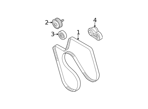 Belts & Pulleys for 2004 Chevrolet Silverado 3500 #0