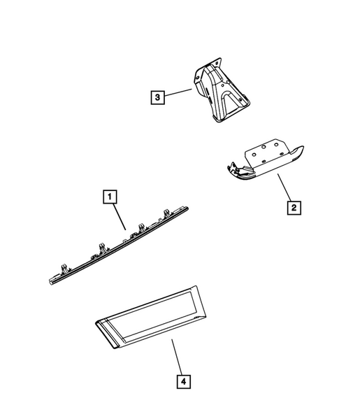 Moldings and Ornamentation for 2023 Jeep Gladiator #1