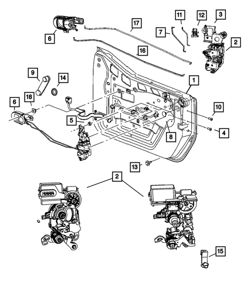 Front Door for 2009 Jeep Wrangler #3