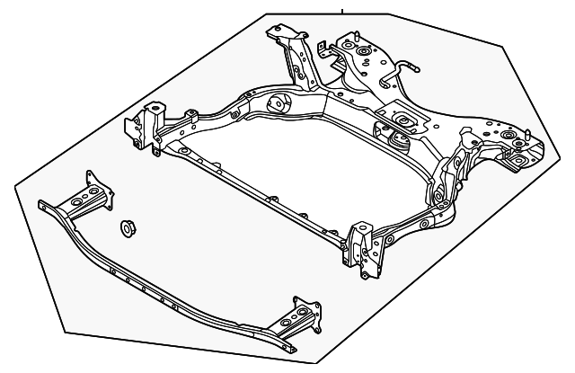 BDWK-34-80XF - Engine Cradle - 2020-2025 Mazda CX-30 | Mazda Swag