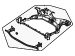 BDWK3480XF - Suspension: Engine Cradle for Mazda Image