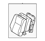 714400C040B1 - Body: Seat Back Assembly for Toyota Image